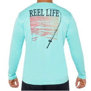 Reel Life Long Sleeve Fishing T-Shirt
